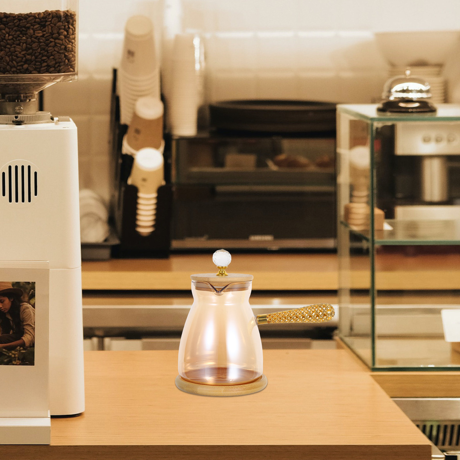 Coffee Tea Pots - Caffettiera turca in vetro da 750