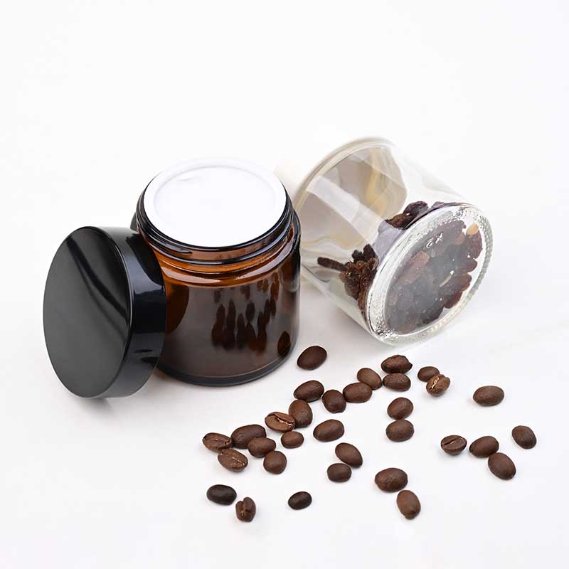 Coffee Tea Beans - Barattolo di vetro portatile per riporre