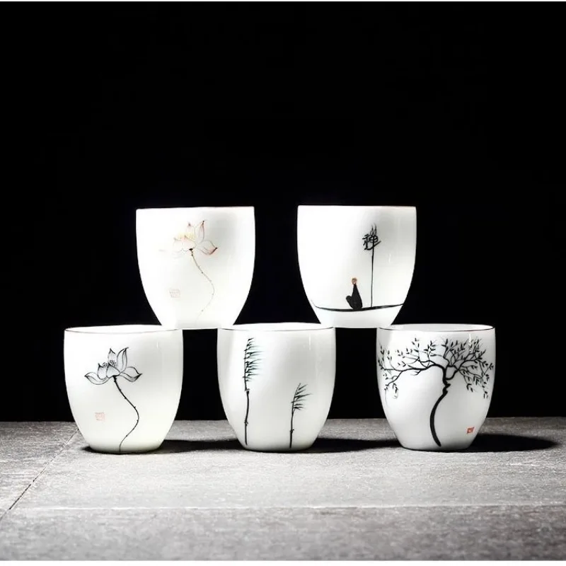 Tea Coffee Utensils - Tazza da Tè in Ceramica Dipinta