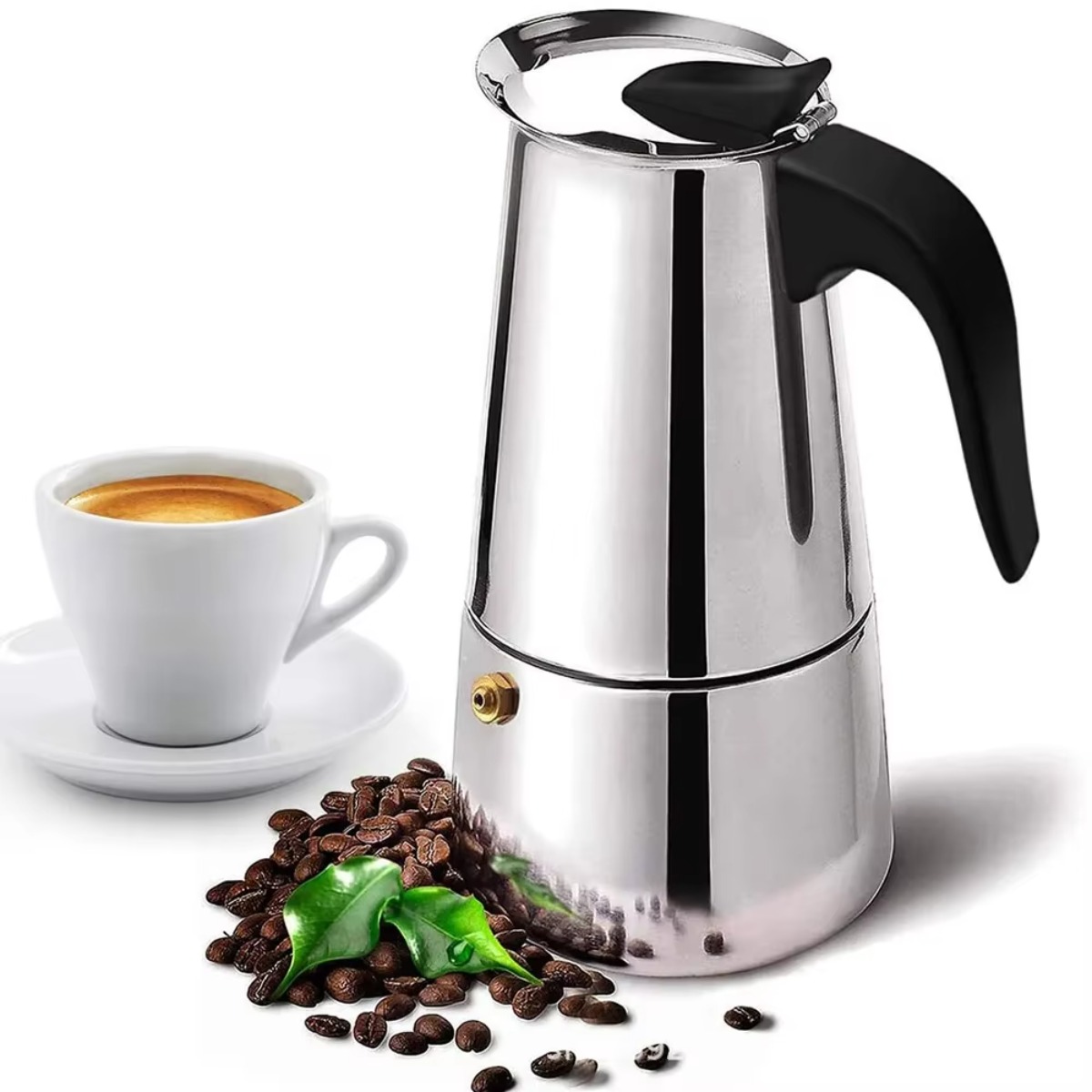 Coffee Tea Pots - Caffettiera Portatile in Acciaio Inox per