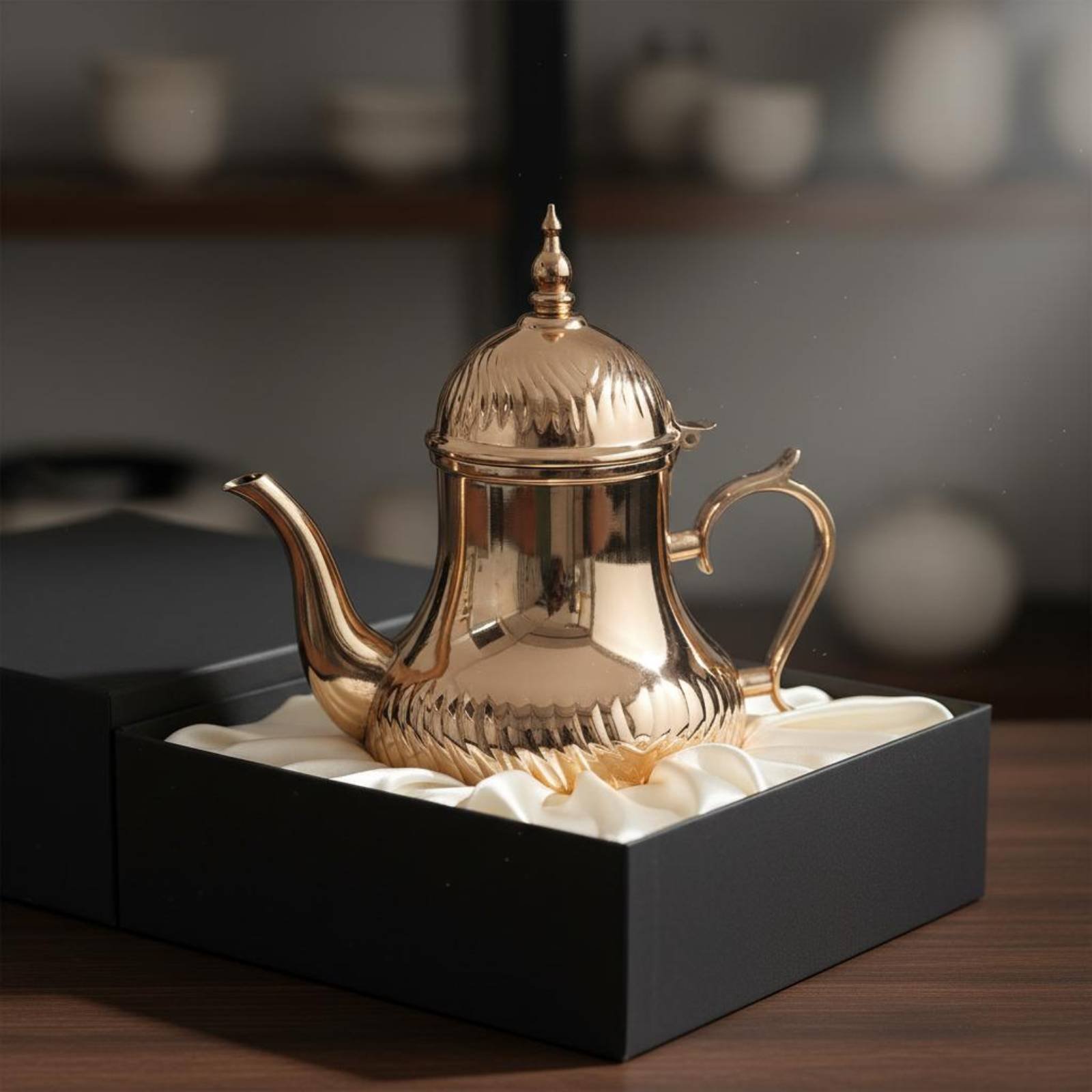 Coffee Tea Pots - Caffettiera araba Dallah a specchio lucido,
