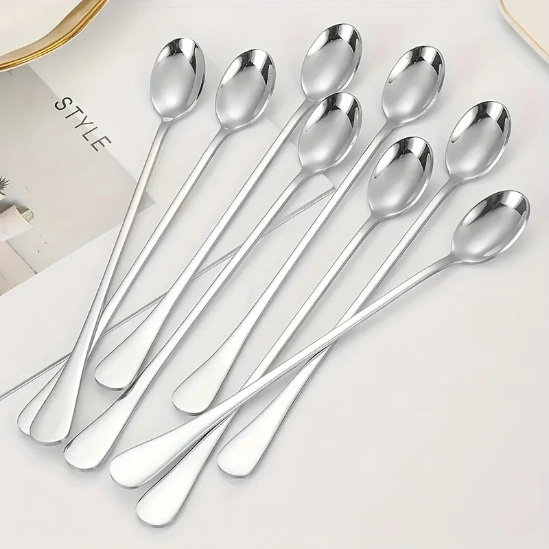Tea Coffee Utensils - Set di cucchiai con manico lungo