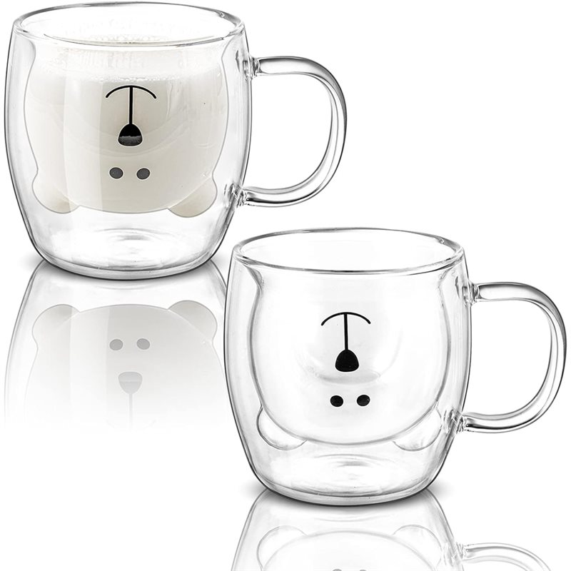 Double Wall Mug - A76I - Set di 2 Tazze