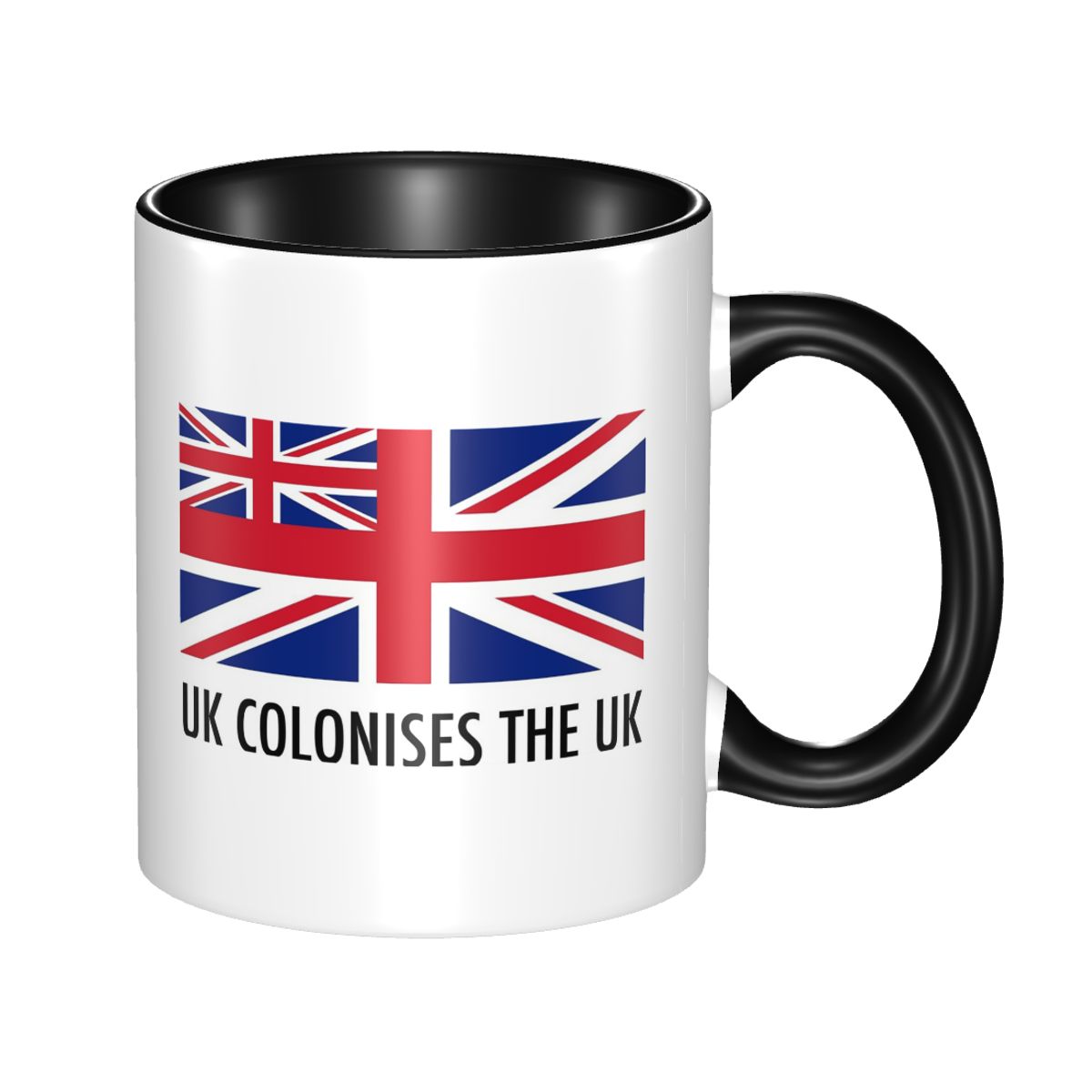 Coffee Tea Uk - Tazza con bandiera Union Jack del