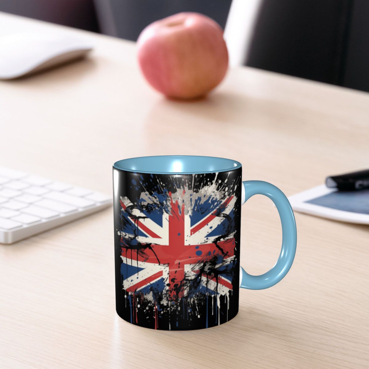 Coffee Tea Uk - Tazza con bandiera Union Jack del