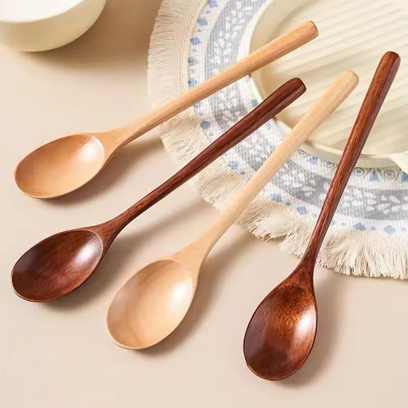Tea Coffee Utensils - 6 pezzi cucchiaio di legno stoviglie
