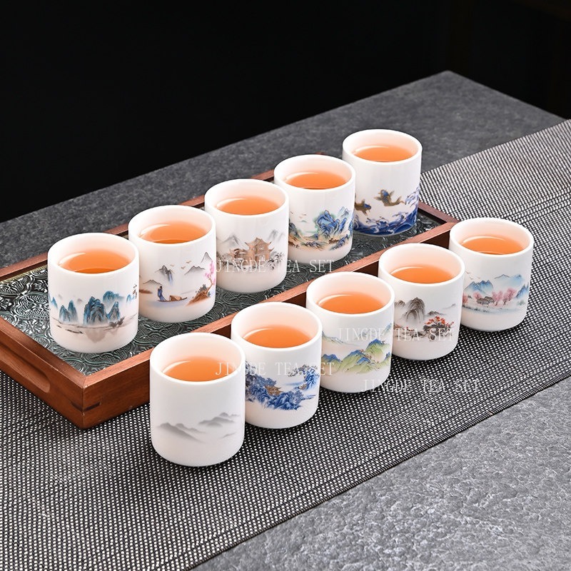 Coffee Tea Set Up - Tazza da tè in porcellana bianca