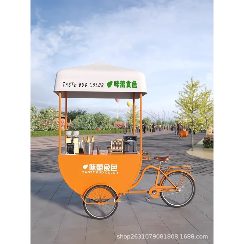 Coffee Tea With Milk - Carretto Mobile per Alimenti da Esterno,