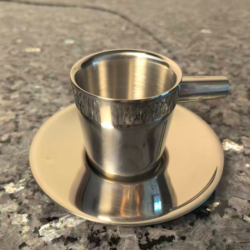 Double Wall Mug - Set di 2 Tazze da Caffè