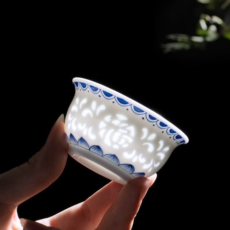 Coffee Tea Set Up - Tazza da tè in ceramica blu