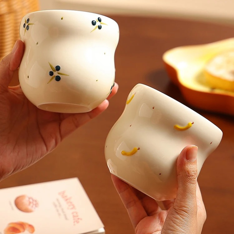 Tea Coffee Utensils - Tazze da Caffè con Rilievo, Utensili