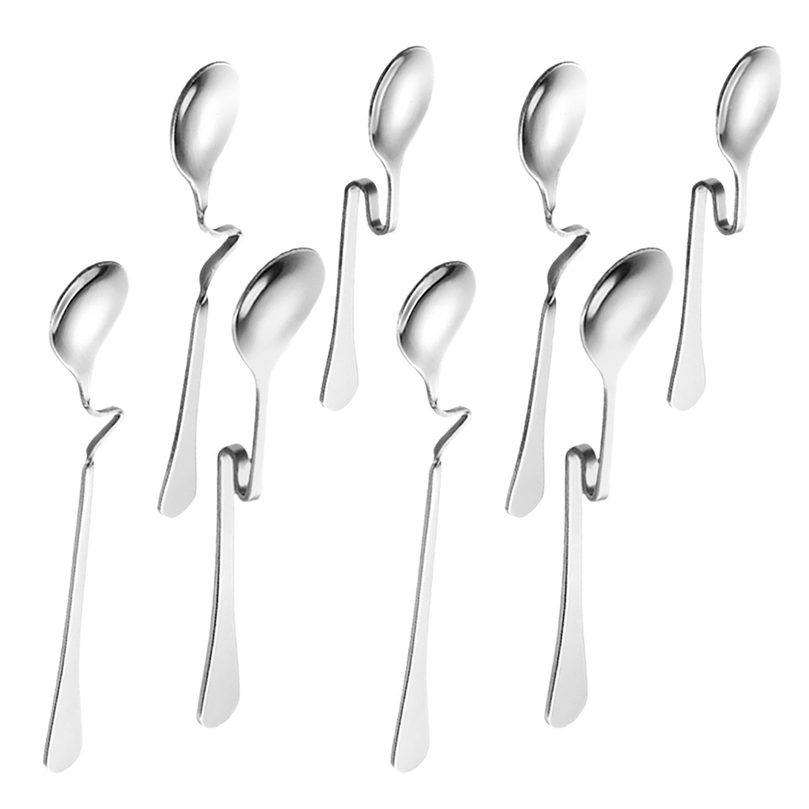 Tea Coffee Utensils - 8 cucchiai da mescolare per latte,