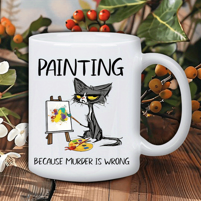 Coffee Tea Wrong - Tazza in Ceramica con Scritta 'Painting