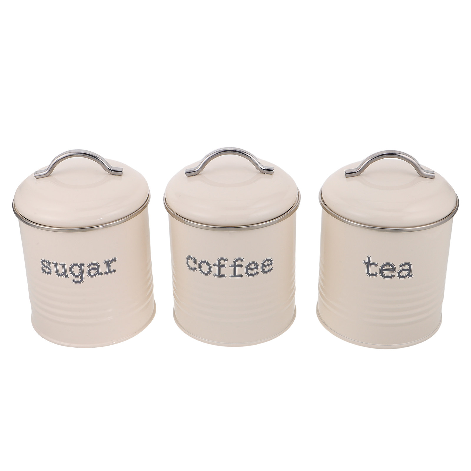 Coffee Tea Set - Set di 3 Contenitori Sigillati per