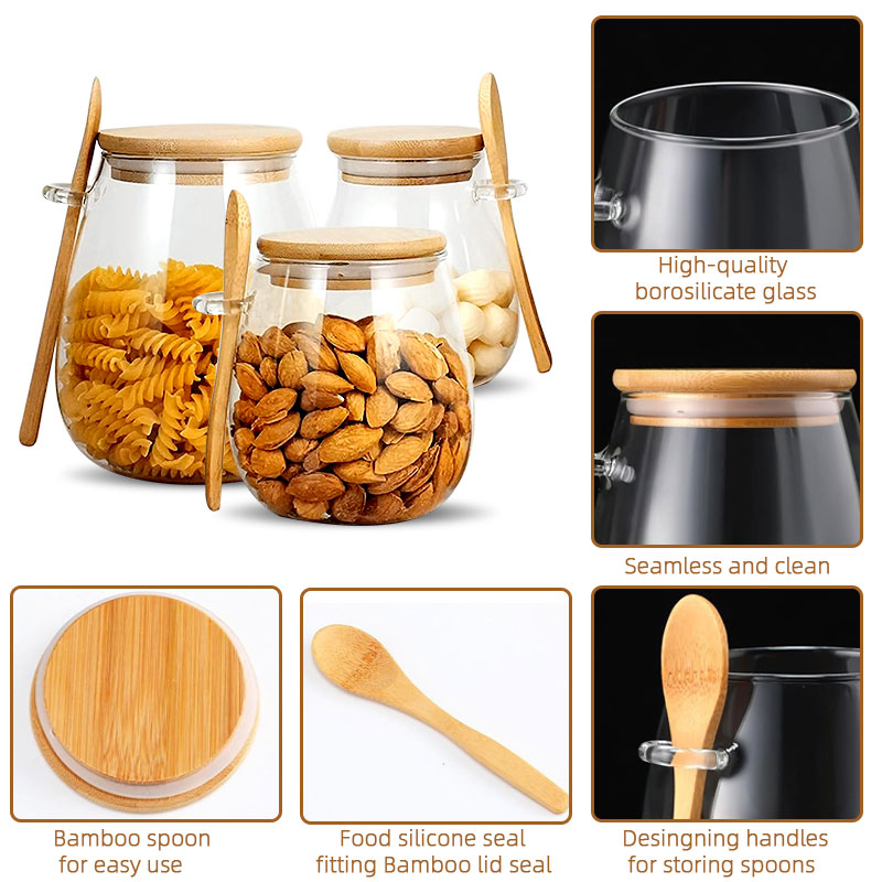 Barattolo di vetro sigillato d - Coffee Tea Sugar Canister Set recensione e prezzo