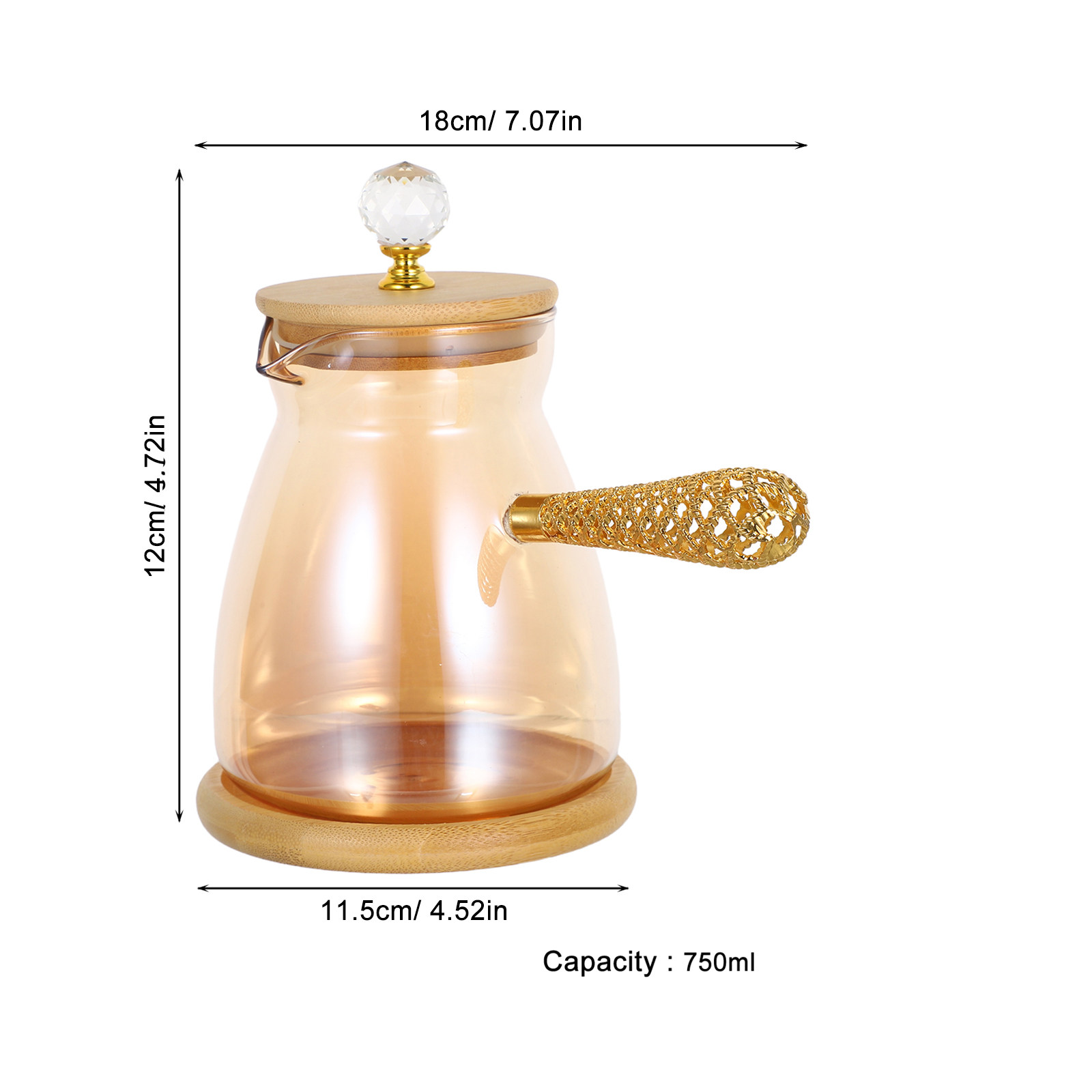 Caffettiera turca in vetro da  - Coffee Tea Pots recensione e prezzo