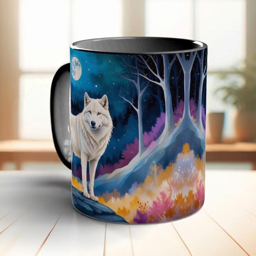 Tazza da caffè con luna e lupo - Coffee Tea Friends recensione e prezzo