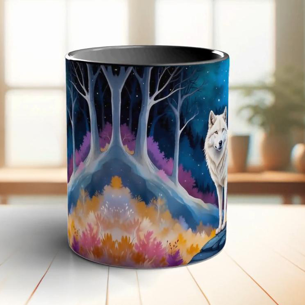Tazza da caffè con luna e lupo - Coffee Tea Friends recensione e prezzo