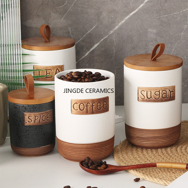 Barattolo sigillato in ceramic - Coffee Tea Sugar Canister Set recensione e prezzo