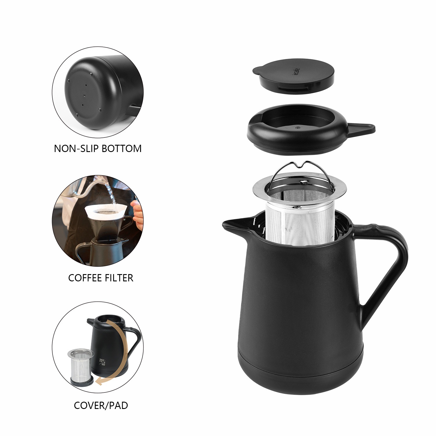 Set di caffettiera isolata in  - Coffee Tea Pots recensione e prezzo