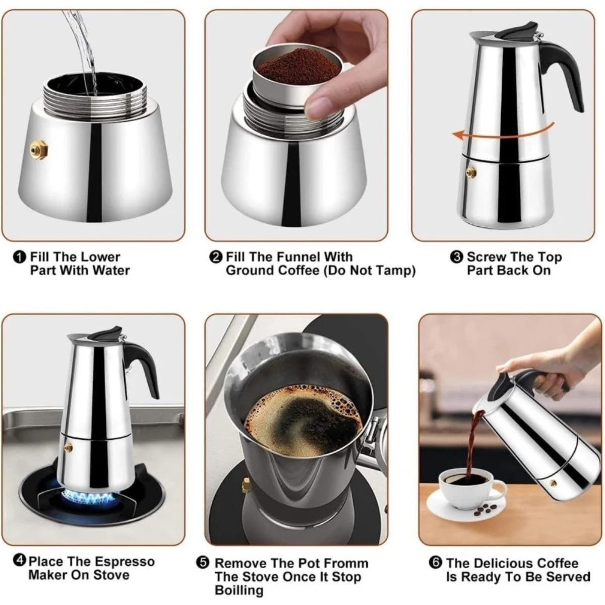 Caffettiera Portatile in Accia - Coffee Tea Pots recensione e prezzo