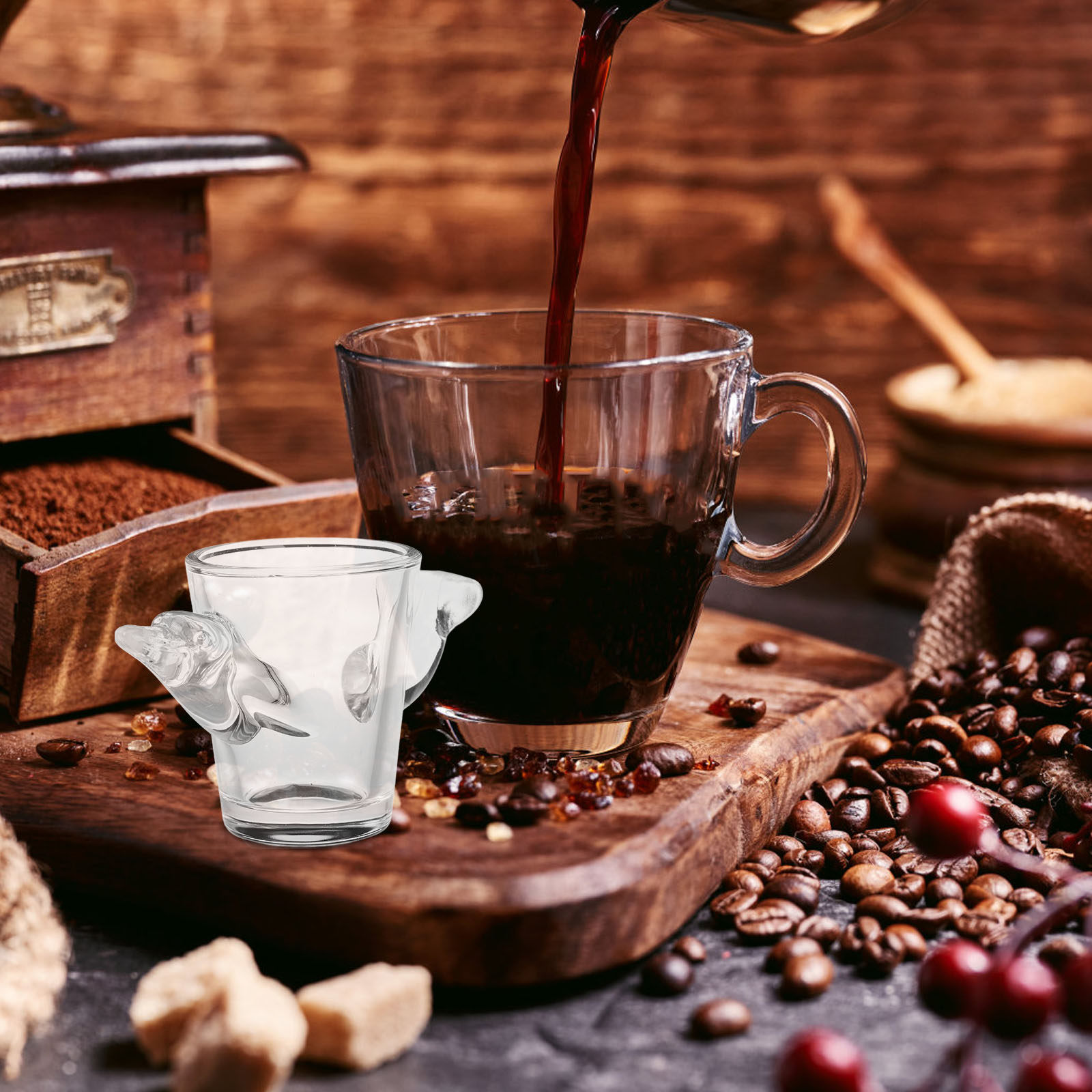 Bicchierini a Tema Delfino, Bi - Coffee Tea Vodka recensione e prezzo