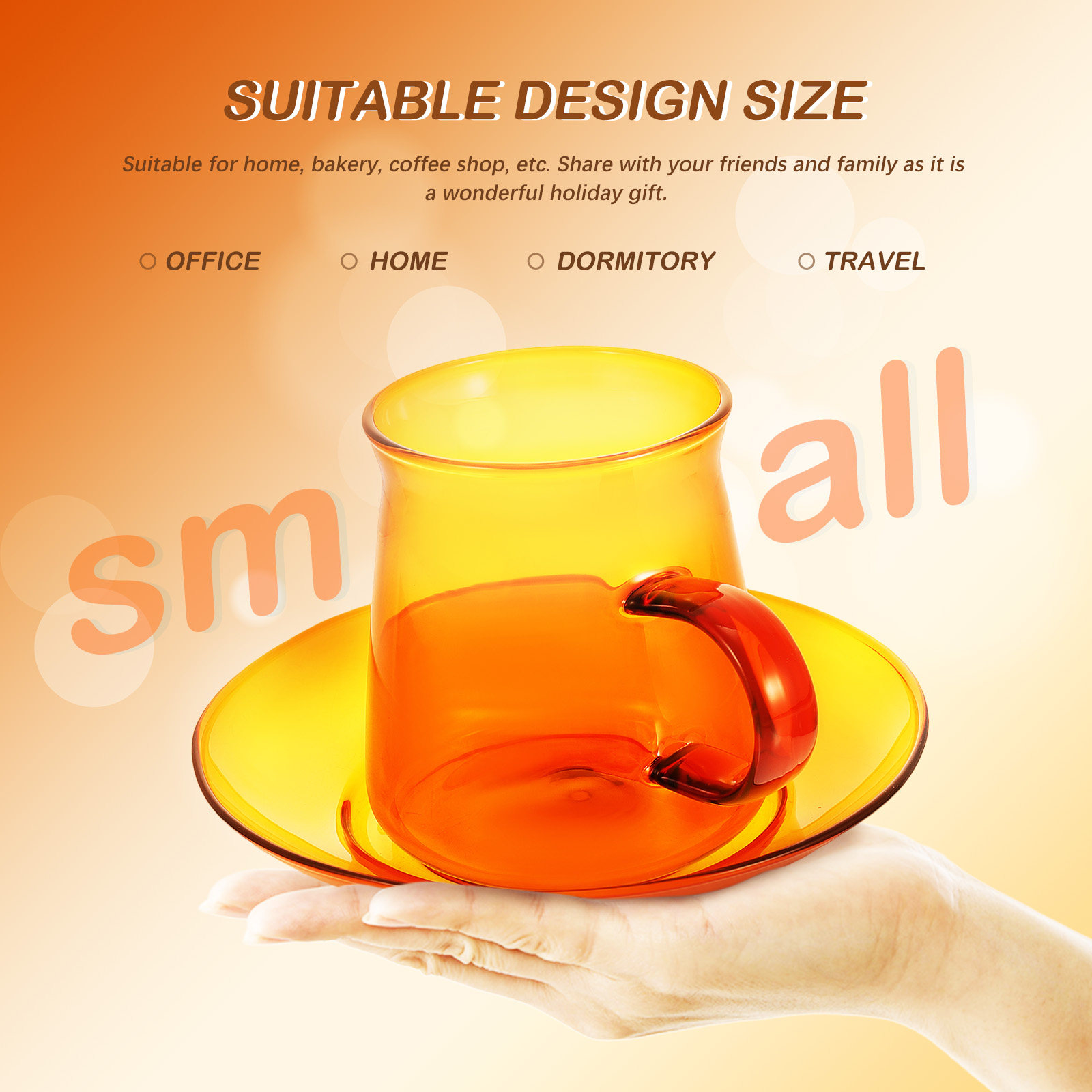 Set di Tazze da Caffè in Vetro - Coffee Tea Set recensione e prezzo