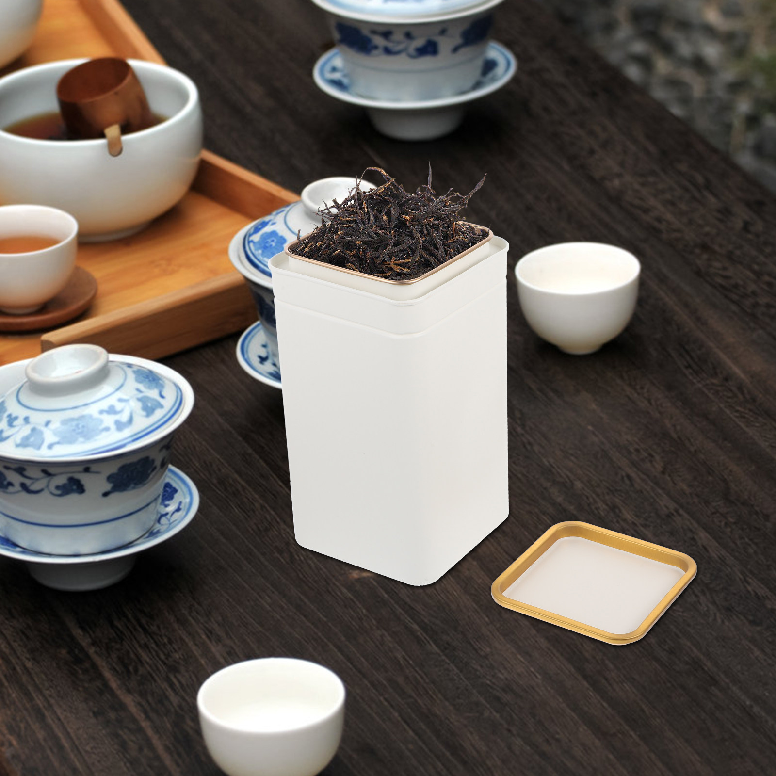 1 pezzo: barattolo in latta di - Coffee Tea Sugar Canister Set recensione e prezzo