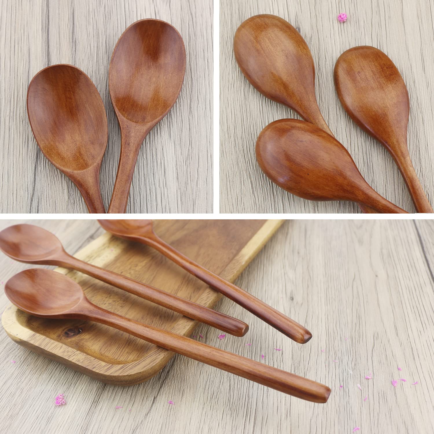 6 pezzi cucchiaio di legno sto - Tea Coffee Utensils recensione e prezzo