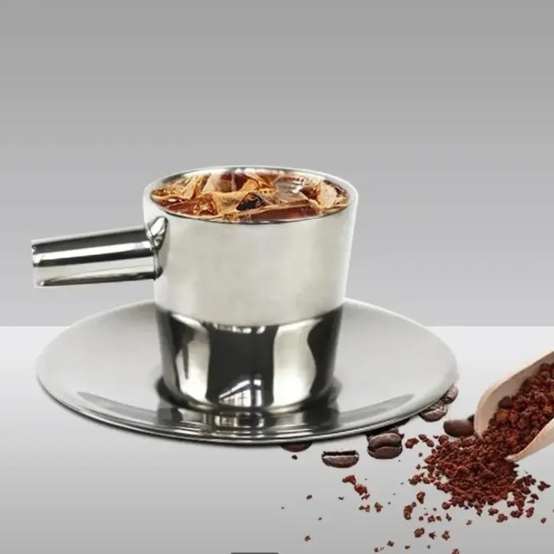 Set di 2 Tazze da Caffè in Acc - Double Wall Mug recensione e prezzo