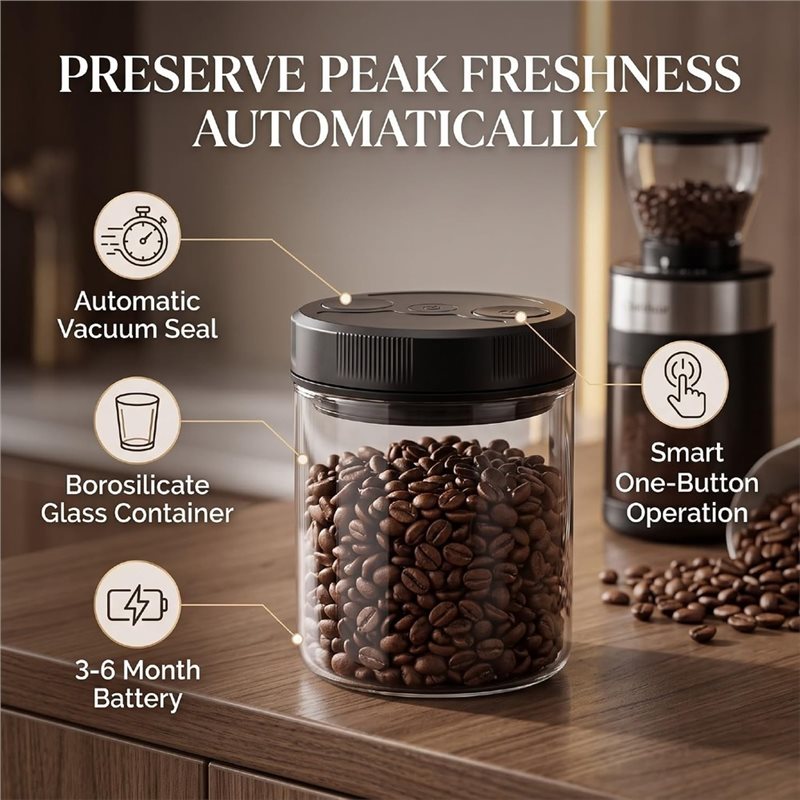 Contenitore per caffè con sist - Coffee Tea Beans recensione e prezzo