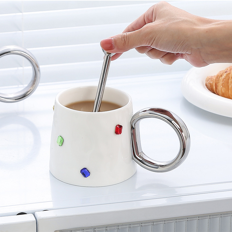Tazza in ceramica con pietre p - Coffee Tea Friends recensione e prezzo