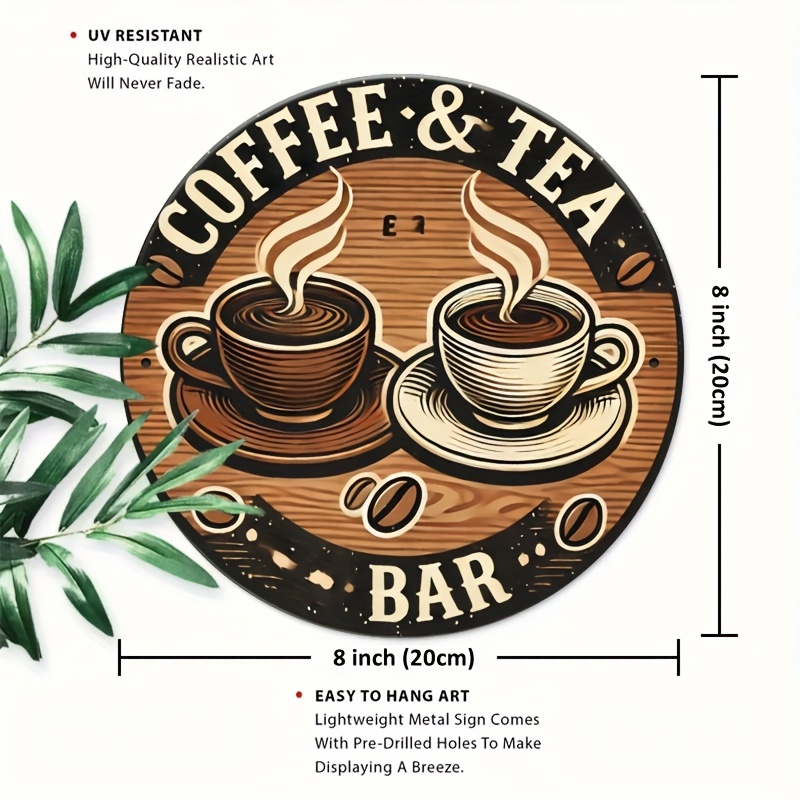 [2D Piatto] Segnaletica in all - Coffee Tea Logo recensione e prezzo