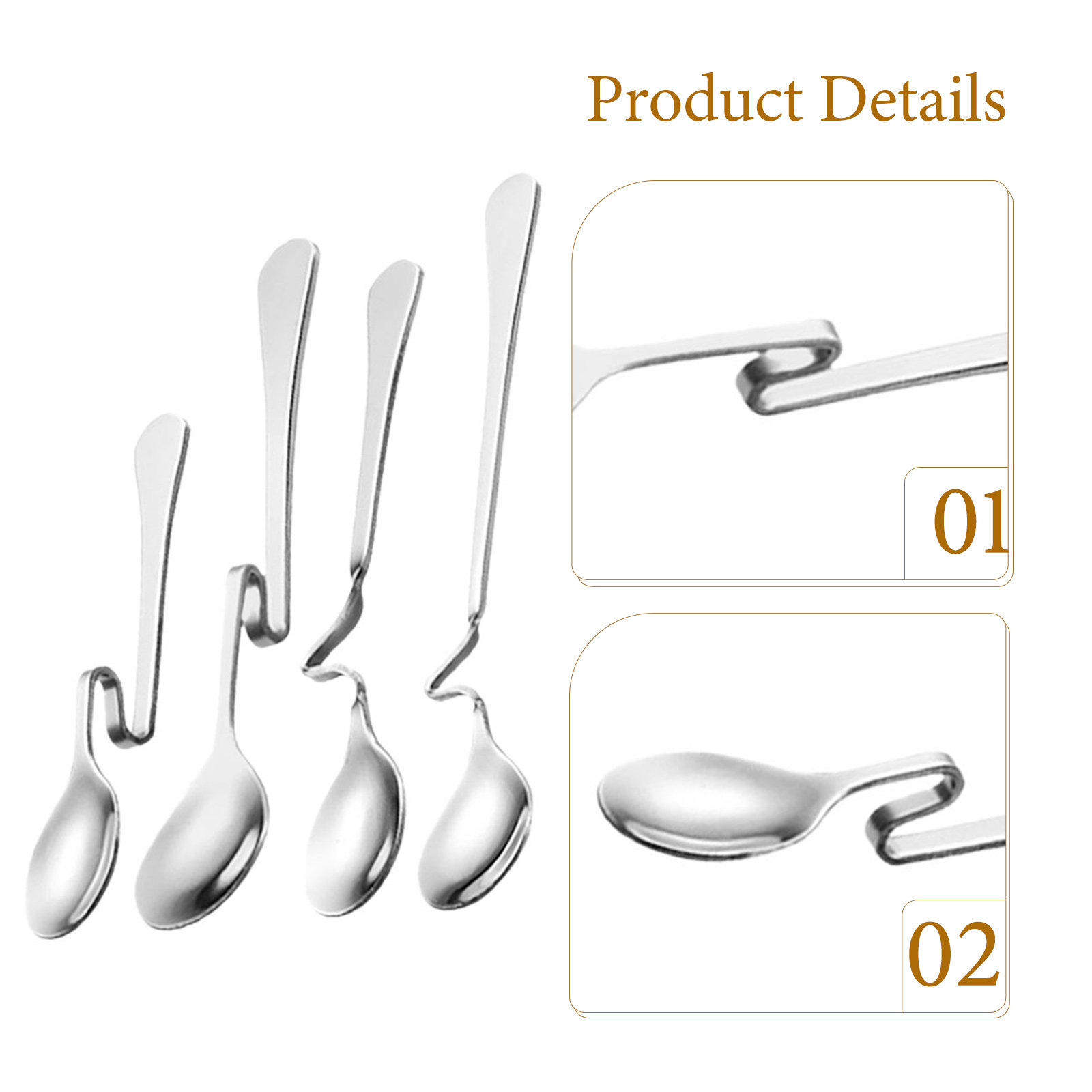 8 cucchiai da mescolare per la - Tea Coffee Utensils recensione e prezzo