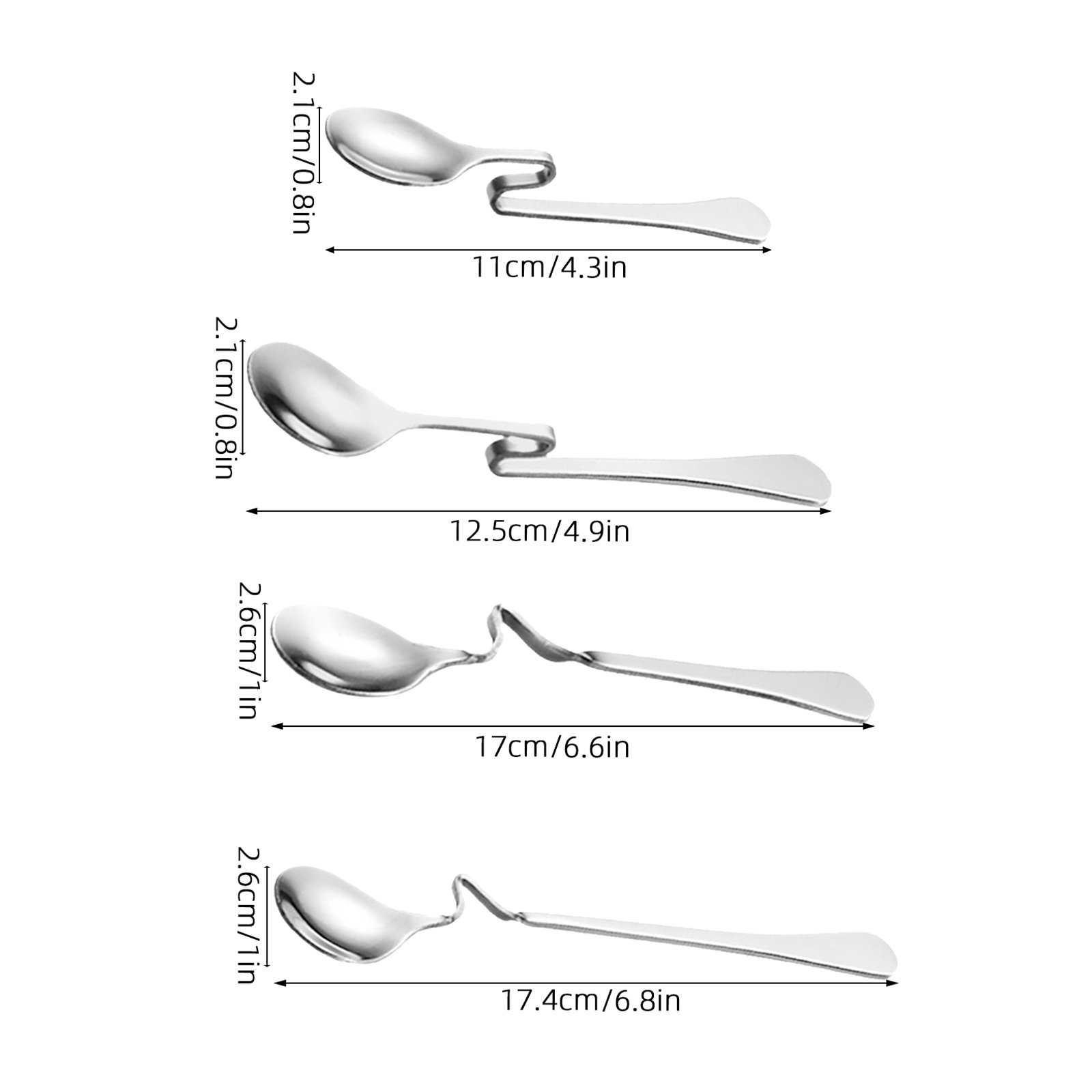 8 cucchiai da mescolare per la - Tea Coffee Utensils recensione e prezzo