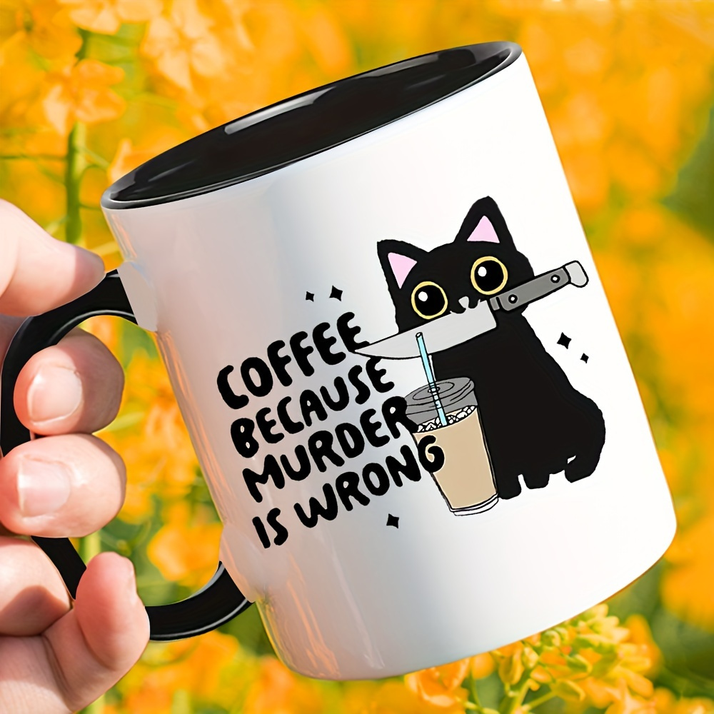 Tazza divertente con gatto ner - Coffee Tea Wrong recensione e prezzo