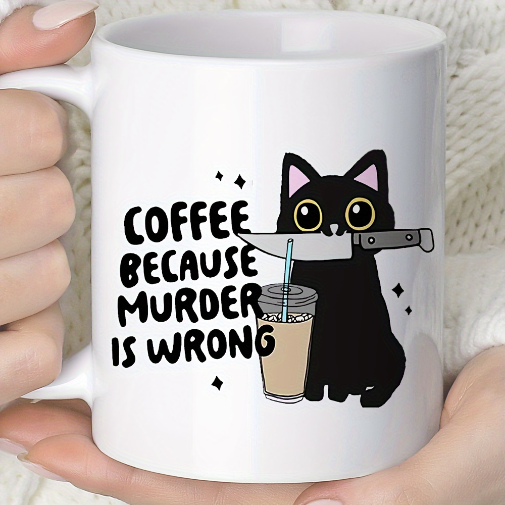 Tazza divertente con gatto ner - Coffee Tea Wrong recensione e prezzo