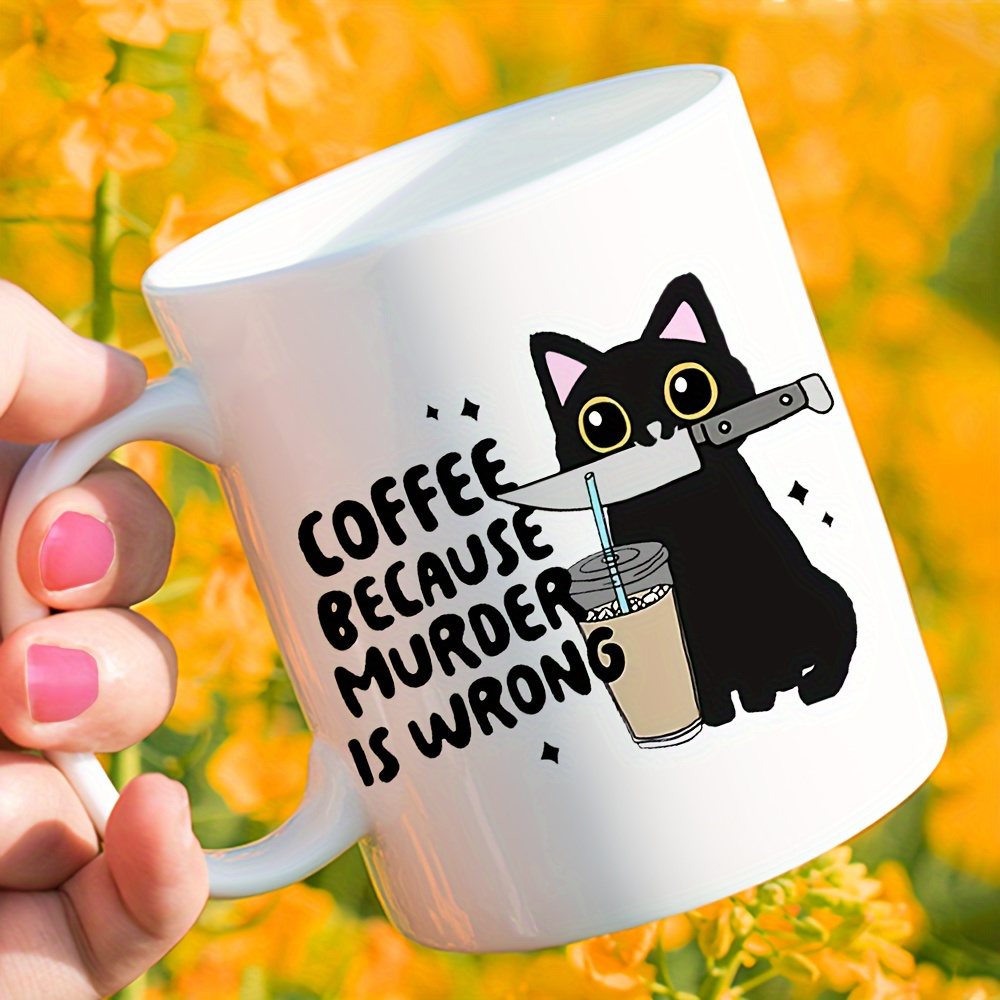 Tazza divertente con gatto ner - Coffee Tea Wrong recensione e prezzo