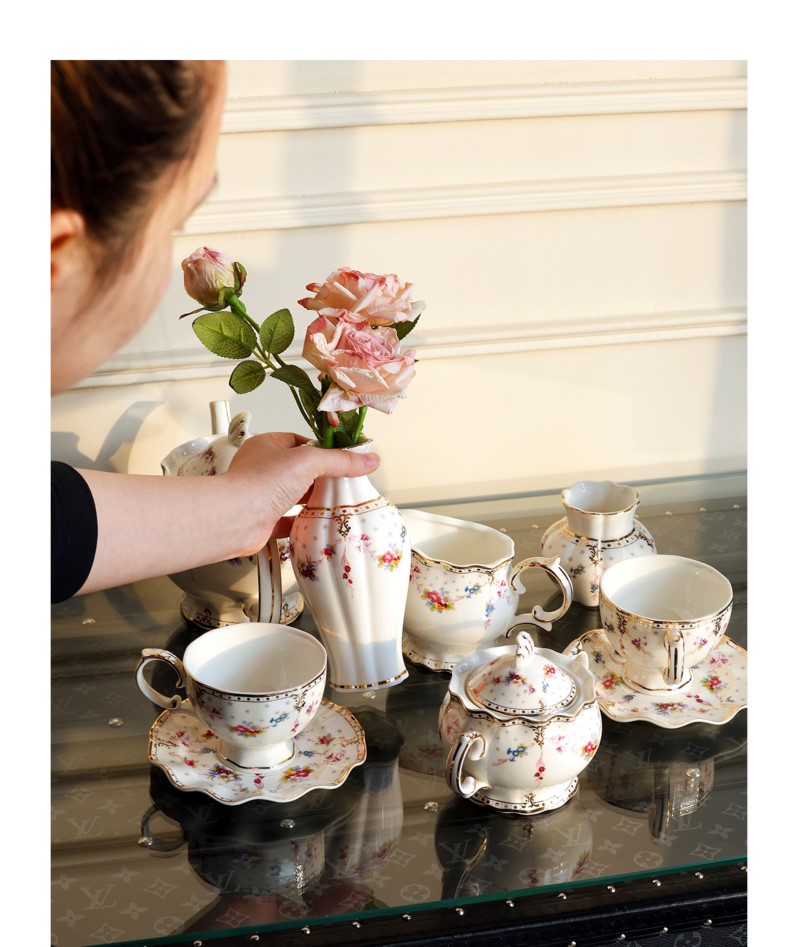 Set di Tazze e Piattini da Tè  - Coffee Tea Flower recensione e prezzo