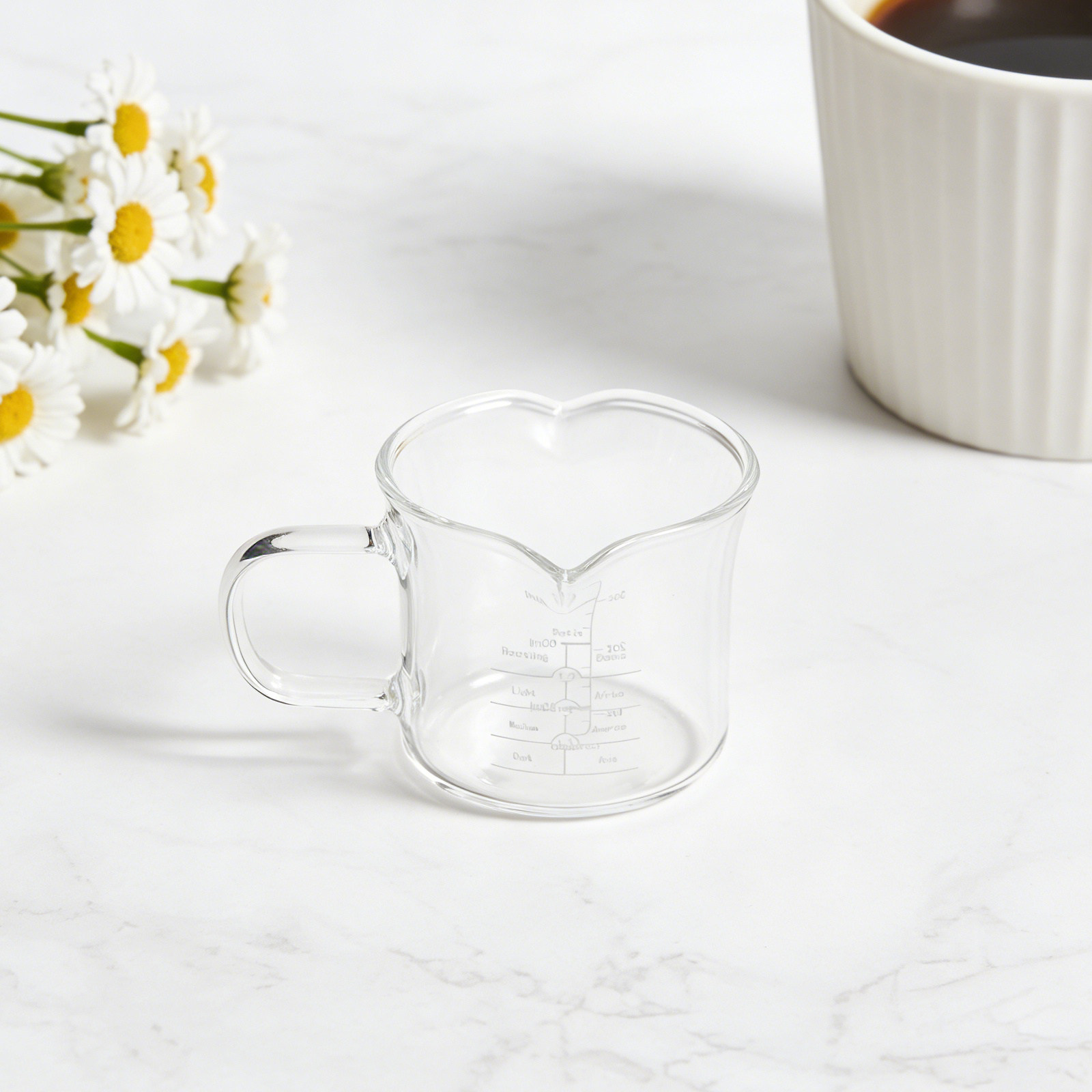 Misurino in vetro con doppio b - Coffee Tea With Milk recensione e prezzo